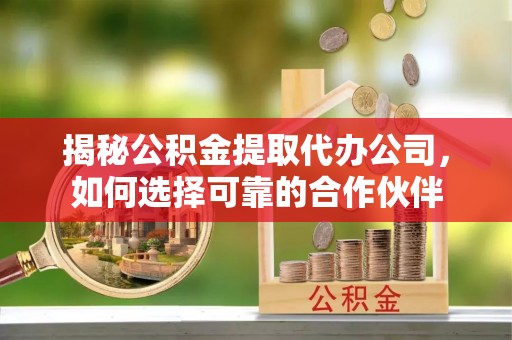 洛浦揭秘公积金提取代办公司，如何选择可靠的合作伙伴